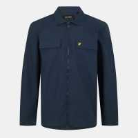 Lyle And Scott Cotton Overshirt Морско синьо Z271 