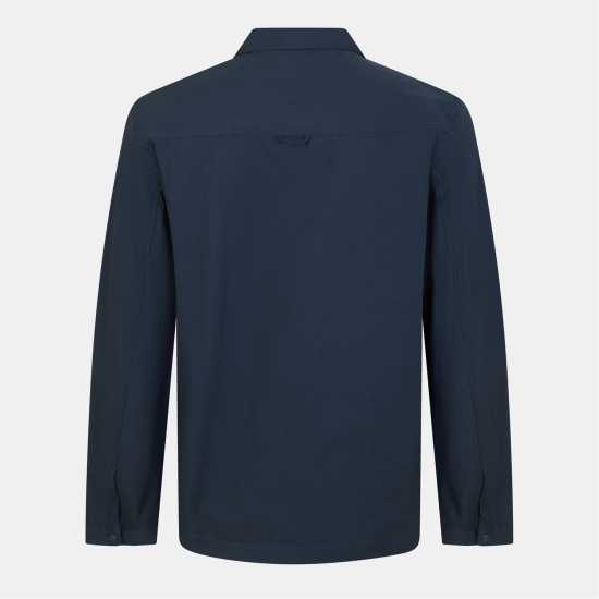 Lyle And Scott Cotton Overshirt Морско синьо Z271 