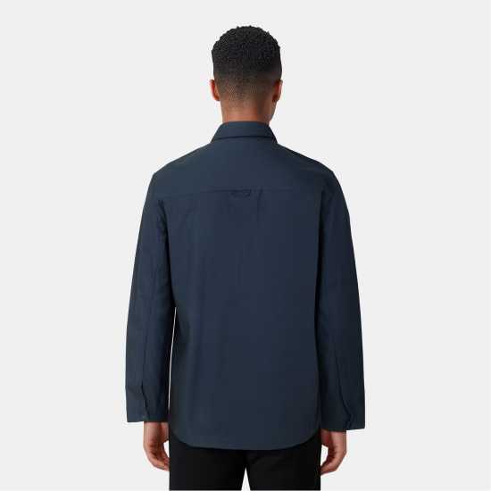 Lyle And Scott Cotton Overshirt Морско синьо Z271 