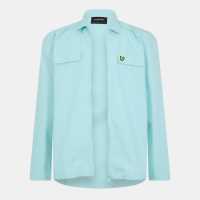 Lyle And Scott Cotton Overshirt Бъдещо Синьо X580 