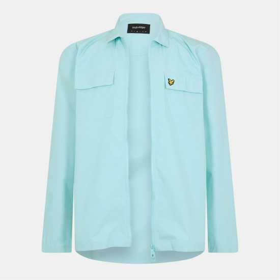 Lyle And Scott Cotton Overshirt Бъдещо Синьо X580 