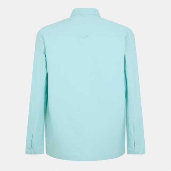 Lyle And Scott Cotton Overshirt Бъдещо Синьо X580 