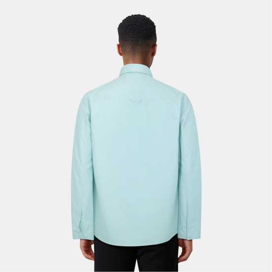 Lyle And Scott Cotton Overshirt Бъдещо Синьо X580 