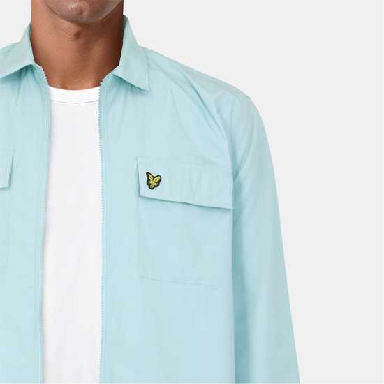 Lyle And Scott Cotton Overshirt Бъдещо Синьо X580 