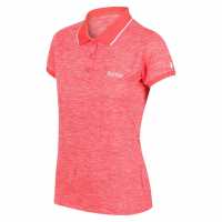 Regatta Womens Remex Ii Polo T-Shirt Neon Peach Дамски тениски с яка