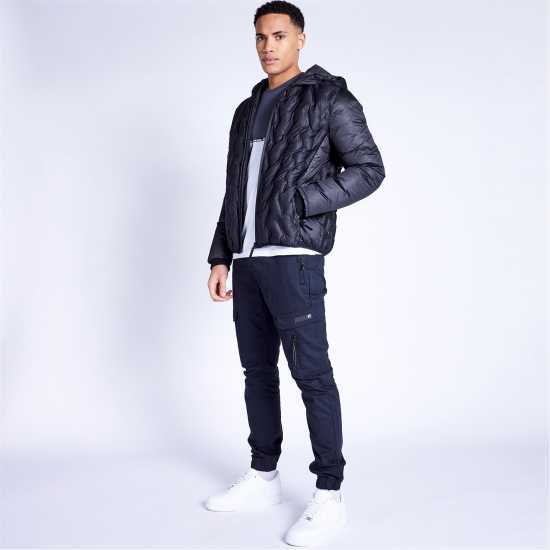 11 Degrees Nitro Puffer Jacket - Black  Мъжки якета и палта