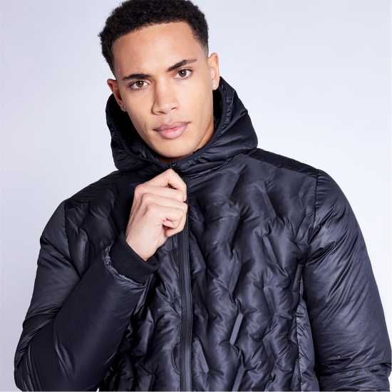11 Degrees Nitro Puffer Jacket - Black  Мъжки якета и палта