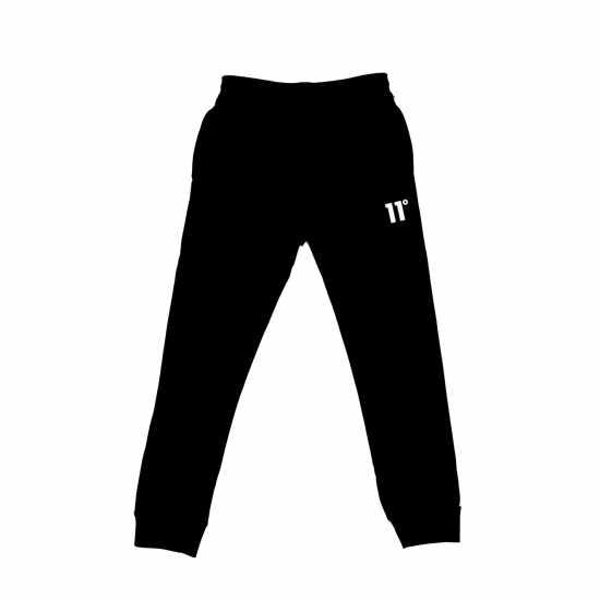 11 Degrees Junior Piped Joggers - Black / Limeade 11 Degrees Junior Piped Joggers - Black / Limeade