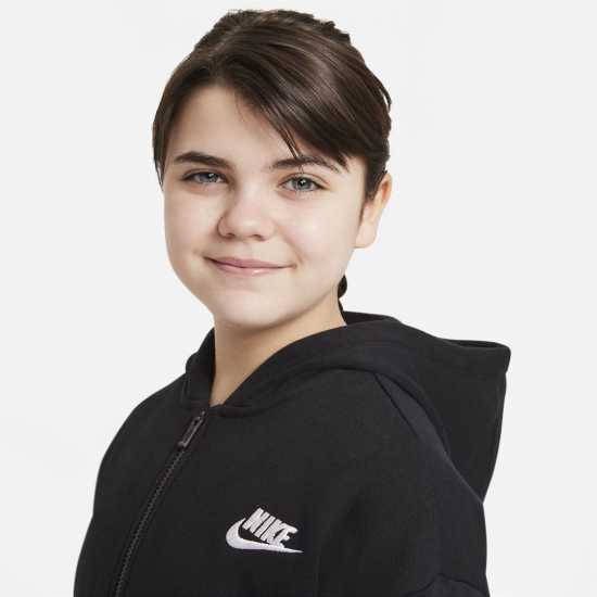Детски суитчъри и блузи с качулки Nike Sportswear Full-Zip Hoodie Junior Girls Nike Sportswear Full-Zip Hoodie Junior Girls Детски суитчъри и блузи с качулки