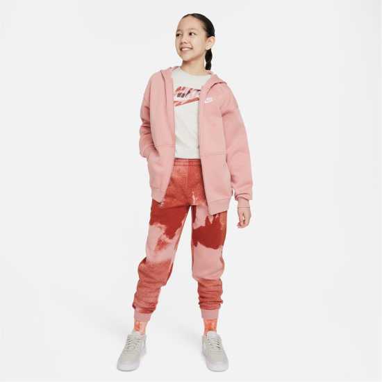 Nike Sportswear Full-Zip Hoodie Junior Girls Stardust Детски суитчъри и блузи с качулки