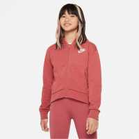 Nike Sportswear Full-Zip Hoodie Junior Girls Canyon Rust Детски суитчъри и блузи с качулки