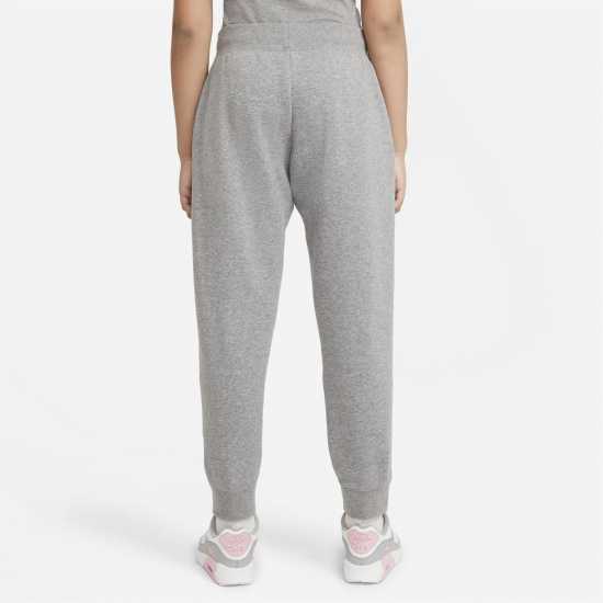 Детски долнища на анцуг Nike Girls Fundamentals Fleece Jogging Bottoms Сиво/Бяло Nike Girls Fundamentals Fleece Jogging Bottoms Сиво/Бяло Детски долнища на анцуг