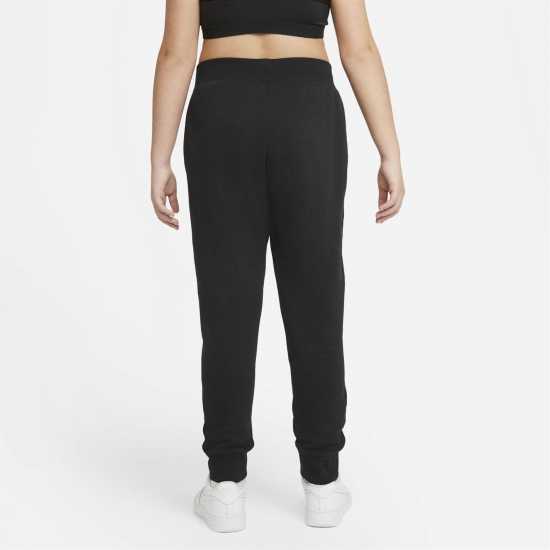 Детски долнища на анцуг Nike Girls Fundamentals Fleece Jogging Bottoms Черно/Бяло Nike Girls Fundamentals Fleece Jogging Bottoms Черно/Бяло Детски долнища на анцуг