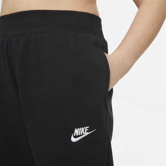 Nike Girls Fundamentals Fleece Jogging Bottoms Black/White Детски полар