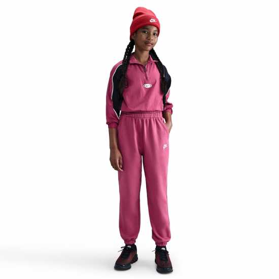 Nike Girls Fundamentals Fleece Jogging Bottoms Sweet Beet Nike Girls Fundamentals Fleece Jogging Bottoms Sweet Beet