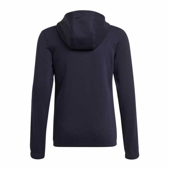 Adidas Спортно Горнище Essentials Girls 3-Stripes Zip Track Top Hoodie Морско синьо/Бяло Детски суитчъри и блузи с качулки
