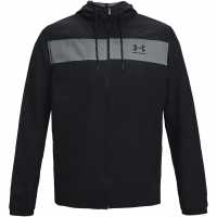 Under Armour Armour UA Sportstyle Windbreaker Jacket Men's Черно/Сиво Мъжки грейки