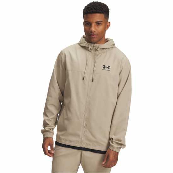 Under Armour Men's Sportstyle Water Resistant Wind Resistant Long Sleeve Windbreaker City Khaki Under Armour Men's Sportstyle Water Resistant Wind Resistant Long Sleeve Windbreaker City Khaki