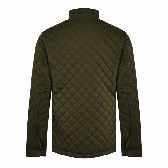 Ted Baker Ватирано Яке Men's Finnich Diamond Funnel Neck Long Sleeve Quilted Jacket  