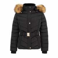 Firetrap Дамско Яке Belt Bubble Jacket Womens  Дамски якета и палта