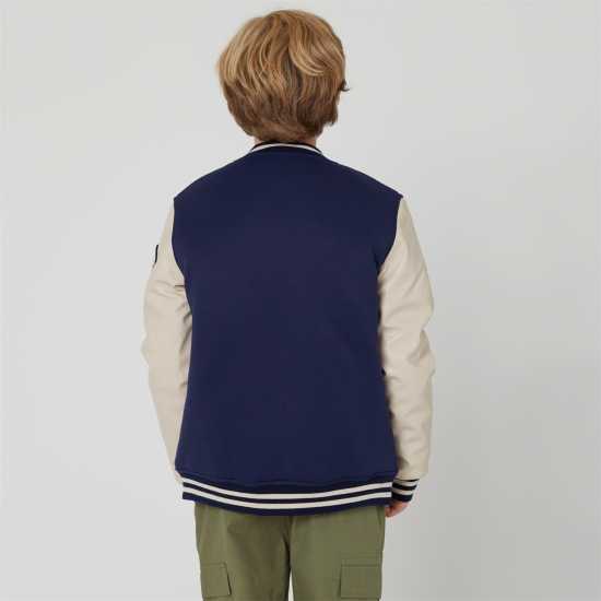 Firetrap Университетско Яке College Varsity Jacket  