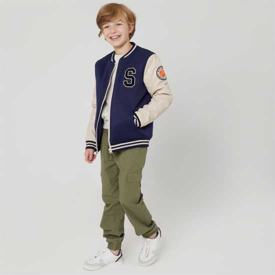 Firetrap Университетско Яке College Varsity Jacket  