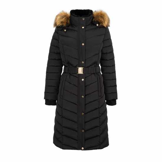 Firetrap Longline Belted Coat Womens  Дамски якета и палта