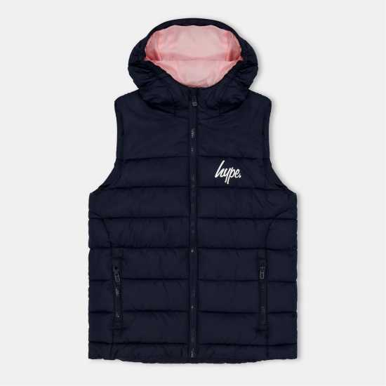 Hype Kids' Detachable Hood Gilet  