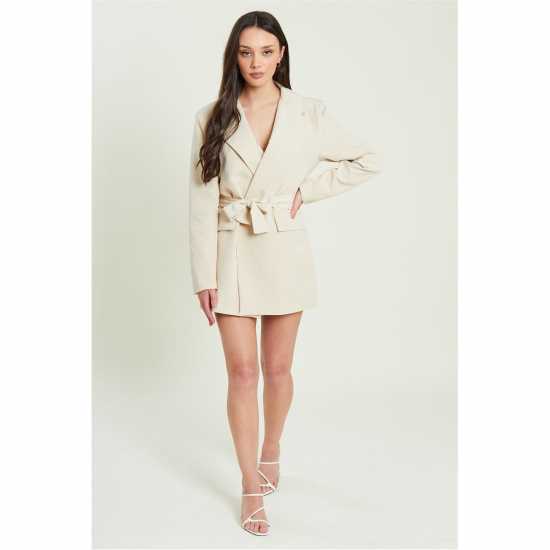 Дамски якета и палта Be You Belt Tailored Blazer Камък Be You Belt Tailored Blazer Камък Дамски якета и палта