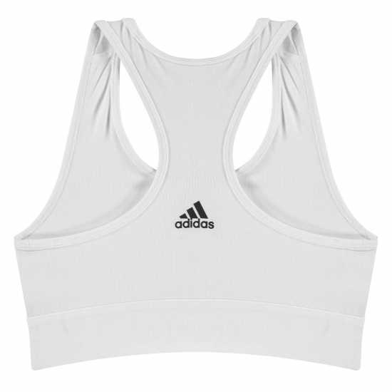 Adidas Essentials Linear Bra Girls Бяло/Черно Спортни сутиени