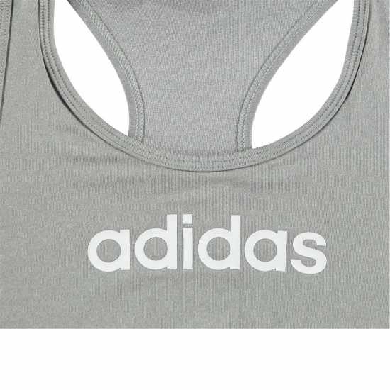 Спортни сутиени Adidas Essentials Linear Bra Girls Сиво Adidas Essentials Linear Bra Girls Сиво Спортни сутиени