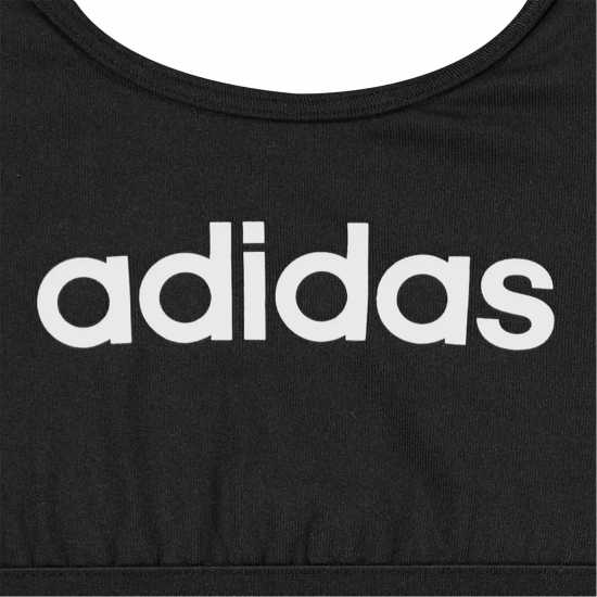 Adidas Linear Bra Black/White Спортни сутиени