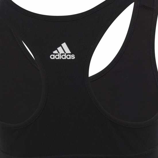 Спортни сутиени Adidas Essentials Linear Bra Girls Черно/Бяло Adidas Essentials Linear Bra Girls Черно/Бяло Спортни сутиени