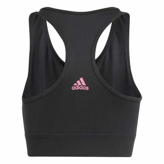 Adidas Essentials Linear Bra Girls Pink Adidas Essentials Linear Bra Girls Pink