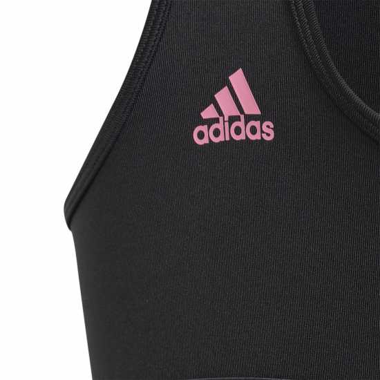 Adidas Essentials Linear Bra Girls Pink Adidas Essentials Linear Bra Girls Pink