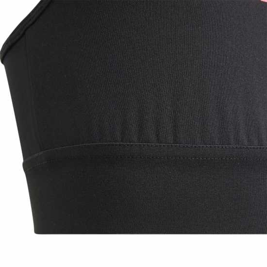 Adidas Essentials Linear Bra Girls Pink Adidas Essentials Linear Bra Girls Pink