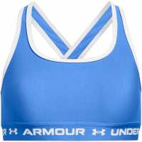 Under Armour Crossback Sports Bra Juniors Water/White Спортни сутиени