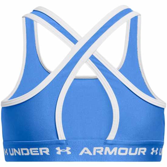 Under Armour Crossback Sports Bra Juniors Water/White Спортни сутиени