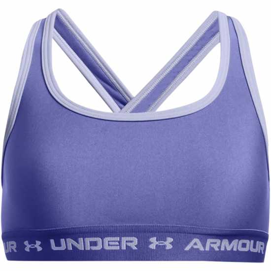 Under Armour Ua Crossback Sports Bra Girls' Starlt/Celeste Under Armour Ua Crossback Sports Bra Girls' Starlt/Celeste