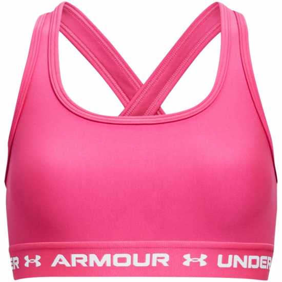 Under Armour Armour Ua Crossback Sports Bra Girls' Прозрачен Under Armour Armour Ua Crossback Sports Bra Girls' Прозрачен