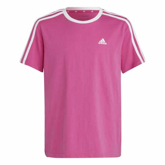 Детски тениски и фланелки Adidas Essentials 3 Stripe T-Shirt Junior Girls Черно/Бяло Adidas Essentials 3 Stripe T-Shirt Junior Girls Черно/Бяло Детски тениски и фланелки