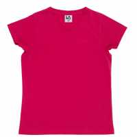 La Gear Тениска Момичета V Neck T Shirt Junior Girls Lt Pink Детски тениски и фланелки
