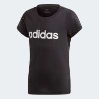 Adidas Girls Essentials Linear T-Shirt Blk/Wht Linear Детски тениски и фланелки