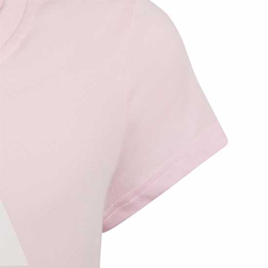 Sale Adidas Girls Essentials Linear T-Shirt Pink Детски тениски и фланелки