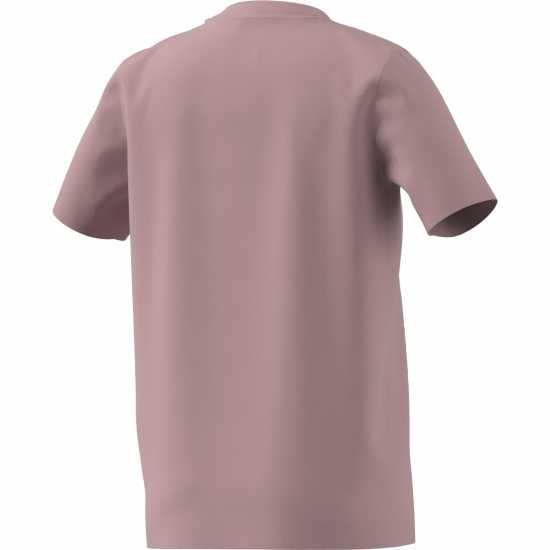 Sale Adidas Girls Essentials Linear T-Shirt Pnk/Wht Nature - Детски тениски и фланелки