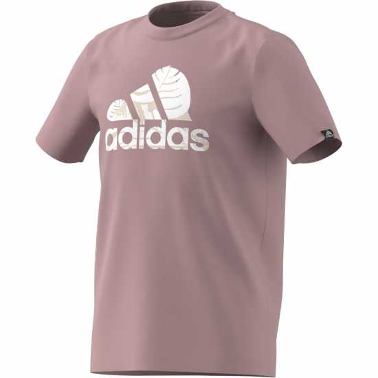 Sale Adidas Girls Essentials Linear T-Shirt Pnk/Wht Nature Детски тениски и фланелки