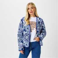 Biba Ватирано Яке Printed Quilted Jacket  Дамски якета и палта