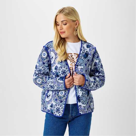 Дамски якета и палта Biba Ватирано Яке Printed Quilted Jacket Biba Ватирано Яке Printed Quilted Jacket Дамски якета и палта