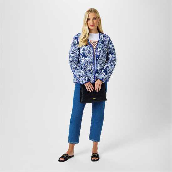 Дамски якета и палта Biba Ватирано Яке Printed Quilted Jacket Biba Ватирано Яке Printed Quilted Jacket Дамски якета и палта