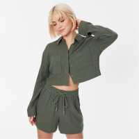 Дамски якета и палта Jack Wills Linen-Blend Shacket Jack Wills Linen-Blend Shacket Дамски якета и палта